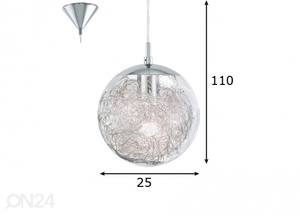 Eglo подвесной светильник Luberio размеры