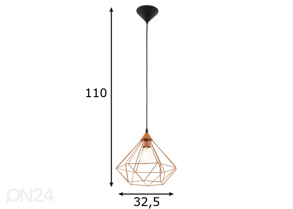 Eglo подвесной светильник Tarbes размеры