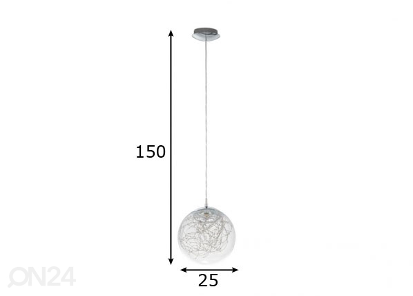 Eglo подвесной светильник Valenca LED размеры