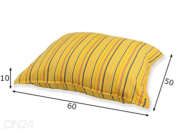 Etno декоративная подушка Muhu 50x60 cm размеры