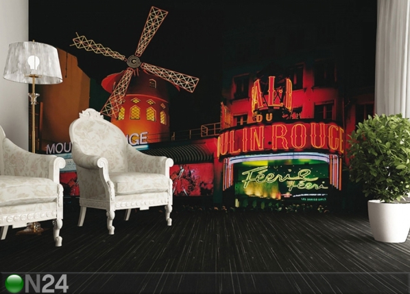 Fliis-fototapeet Moulin Rouge 360x270 cm