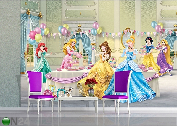 Fototapeet Disney princesses celebrate 360x254 cm