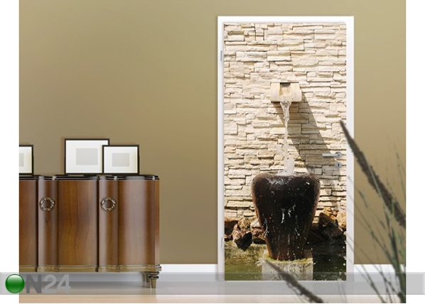 Fototapeet Fountain & stone 100x210 cm