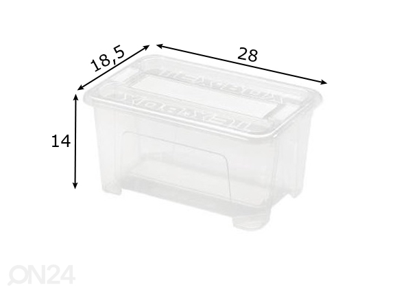 Heidrun ящик в гардероб nr.1 (4,5L) размеры