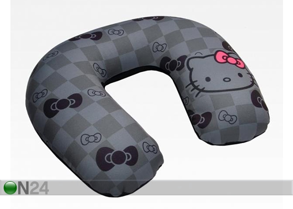Hello Kitty подушка для путешествия Black Grid