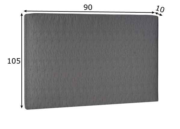 Hypnos mööblikangaga voodipeats Standard 90x105x10 cm mõõdud