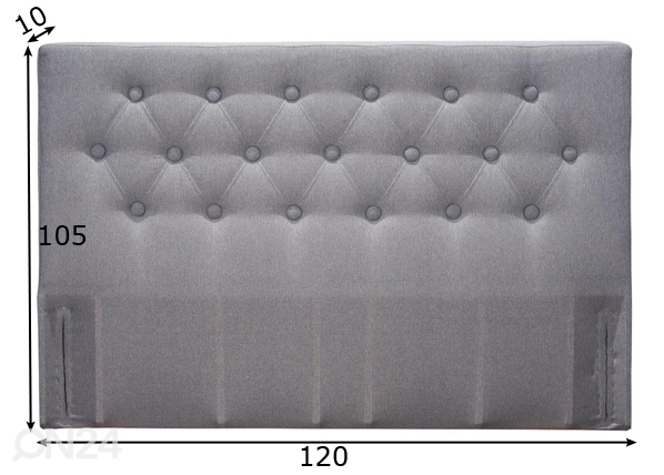 Hypnos изголовье кровати Hypnos Carl 120x105x10 cm размеры