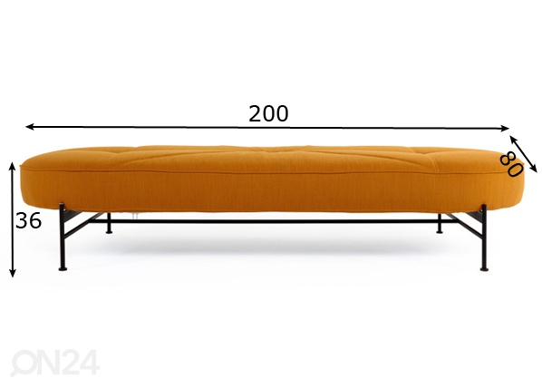 Innovation диван-канапе Linna размеры