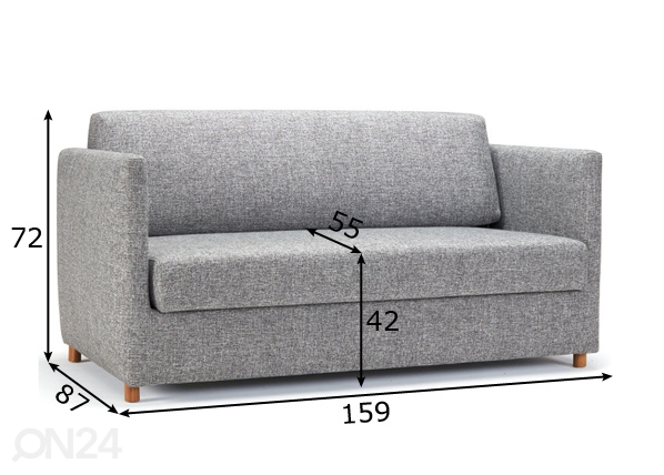Innovation диван-кровать Olan размеры