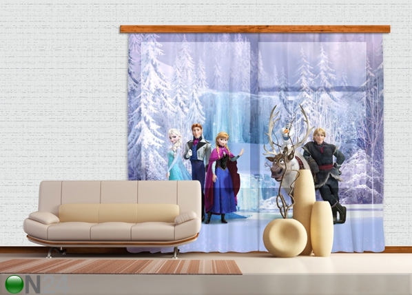 Kardin Disney Ice Kingdom, 280x245 cm