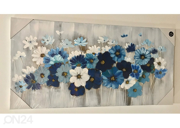 Käsitöömaal Floral Blue