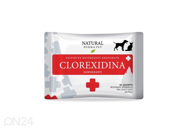 Koera/kassi puhastuslapid kloorheksidiin
