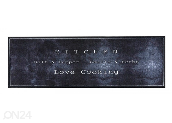 Köögivaip Cook & Wash Love Cooking Black