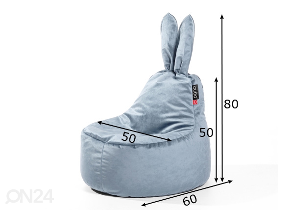 Kott-tool Qubo Baby Rabbit mõõdud