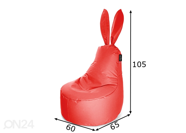 Kott-tool Qubo Mommy Rabbit in/out mõõdud
