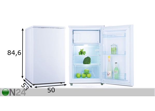 Külmkapp KS95.4 A+ mõõdud