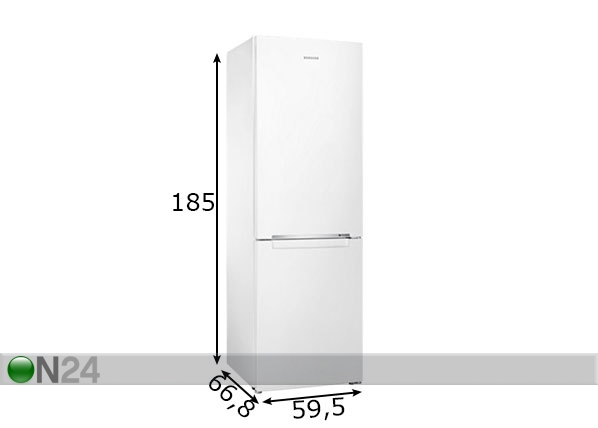 Külmkapp Samsung mõõdud