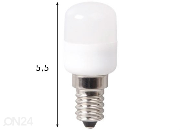 Külmkappi pirn LED E14 2, 5 W mõõdud