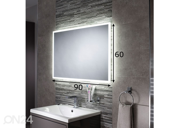 LED зеркало Glimmer 60x90 см размеры