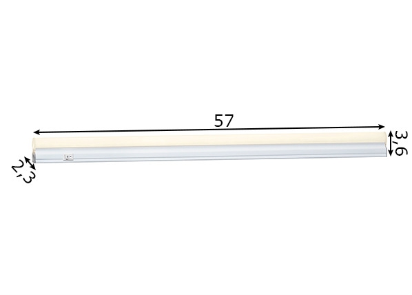 LED лампа 57 cm размеры