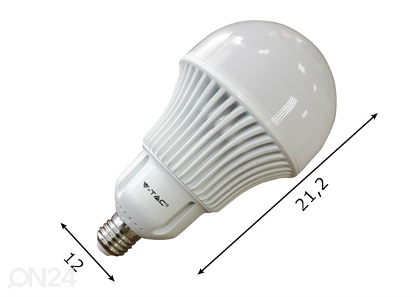 LED лампочка E27 30 Вт размеры