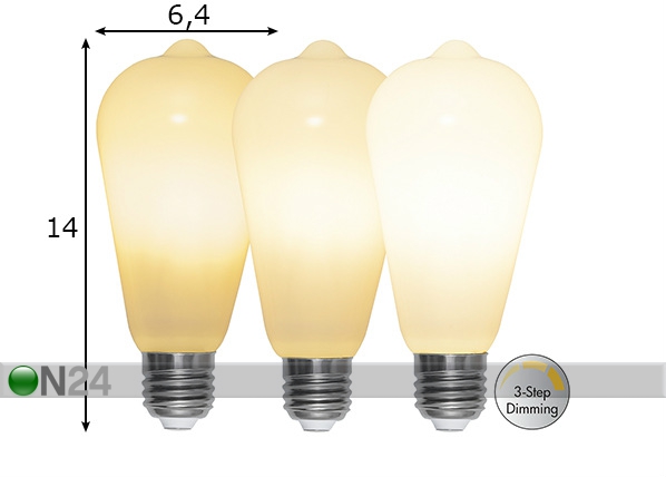 LED лампочка E27 6,5 Вт размеры