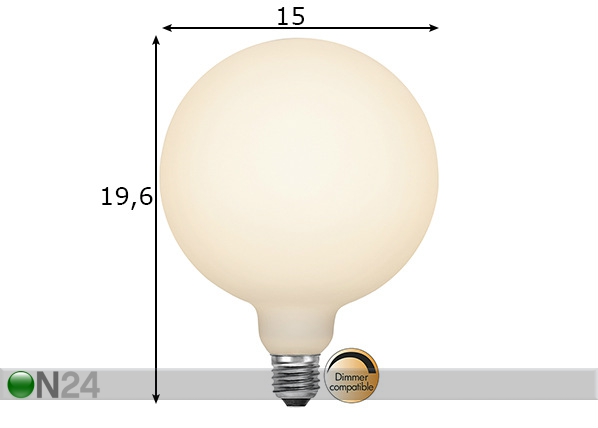 LED лампочка E27 6 Вт размеры