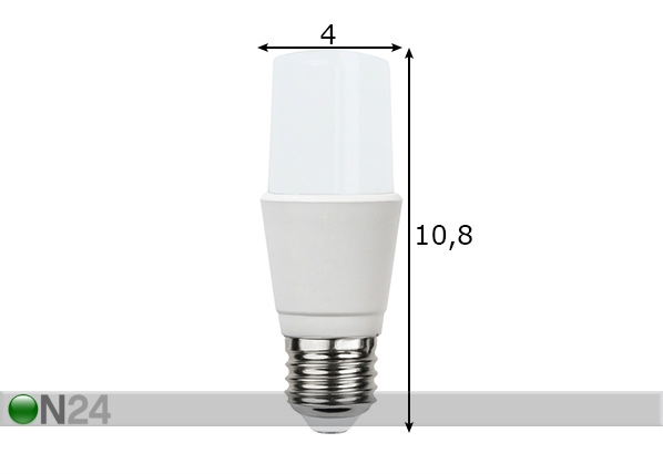 LED лампочка E27 8,2 Вт размеры
