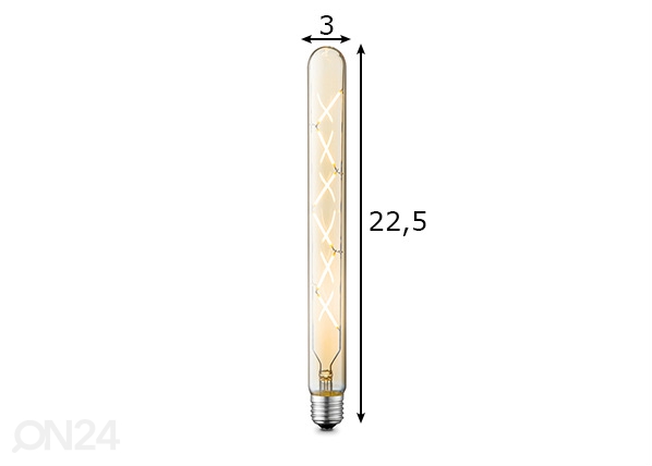 LED лампочка Totem, E27, 5W размеры