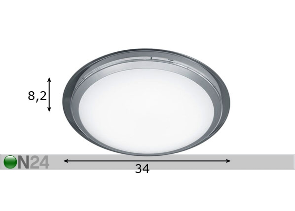 LED Плафоновый светильник Mizar с пультом размеры