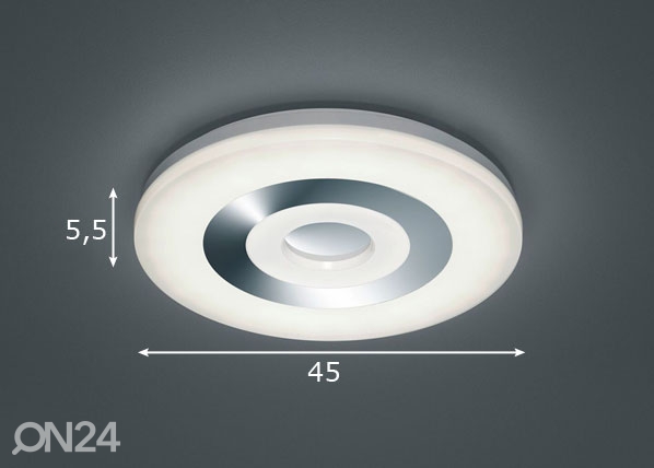 LED Плафоновый светильник Shaolin с пультом размеры