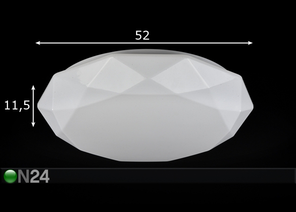 LED Подвесной светильник Crystallize с пультом размеры