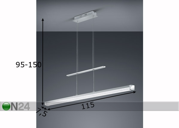 LED потолочный светильник размеры