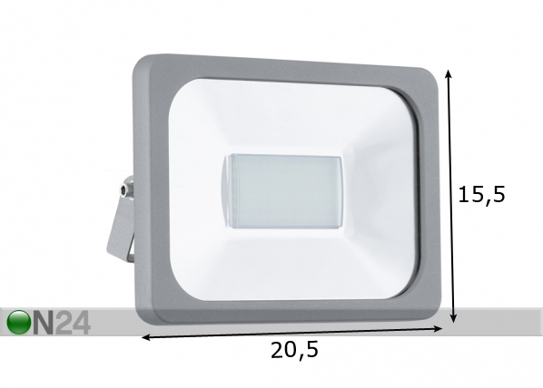 LED прожектор Faedo 1, 30 Вт размеры
