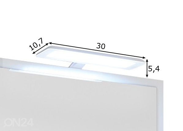LED-светильник для зеркала 09 размеры