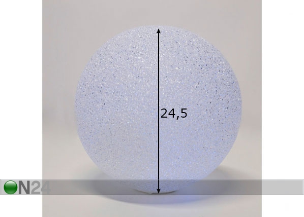 LED шар Ball Ø 24,5 cm размеры