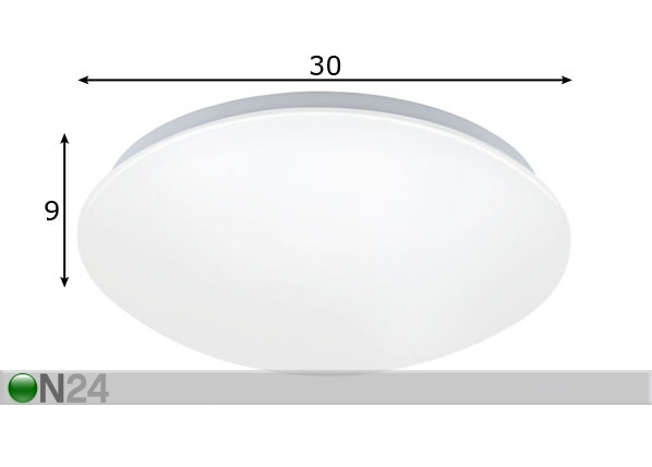 Liikumisanduriga plafoonvalgusti Giron-M, Ø30 cm mõõdud