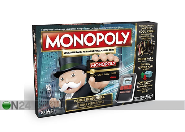 Monopoly eestikeelne elektrioonilise pangaga