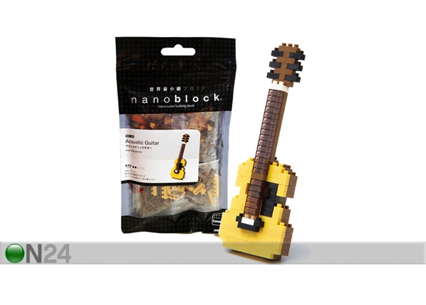 Nanoblock mini akustiline kitarr