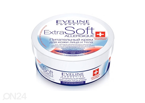 Näo- ja kehakreem tundlikule ja allergilisele nahale Extra Soft Eveline Cosmetics 200ml