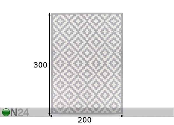 Narma newWeave® ковер букле Viki silver 200x300 cm размеры