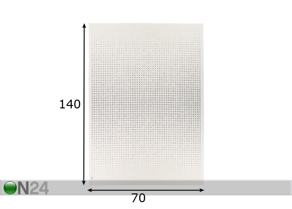 Narma newWeave® шенилловый ковер Helme white 70x140 cm размеры