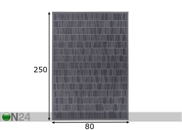 Narma newWeave® шенилловый ковер Kursi grey 80x250 см размеры