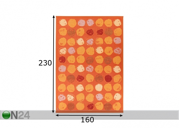 Narma newWeave® шенилловый ковер Veere orange 160x230 cm размеры