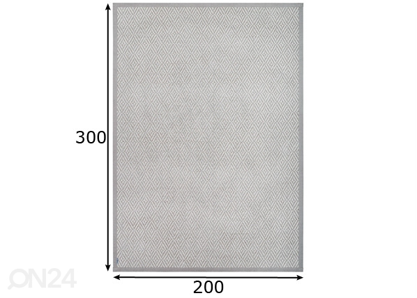 Narma smartWeave® TWIN ковер Püha beige 200x300 см размеры