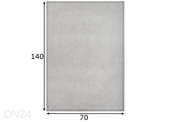 Narma smartWeave® TWIN ковер Püha beige 70x140 см размеры