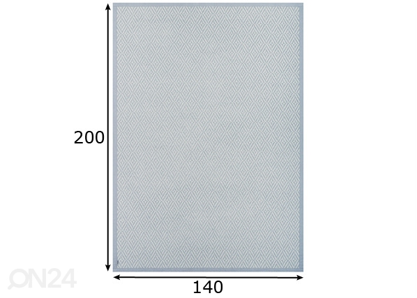 Narma smartWeave® TWIN ковер Püha silver 140x200 см размеры
