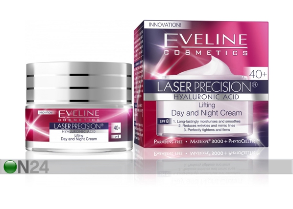 Päeva- ja öökreem 50+ Laser Precision Eveline Cosmetics 50ml