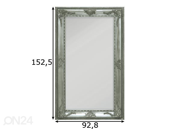 Peegel Silver 92,8x152,5 cm mõõdud
