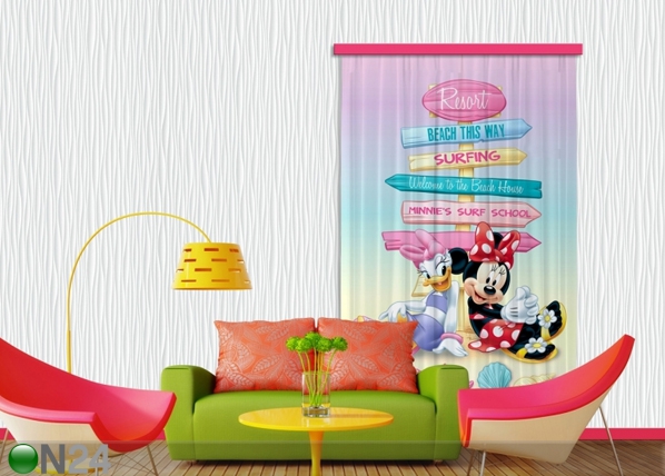 Pimendav fotokardin Disney Daisy and Minnie I 140x245 cm